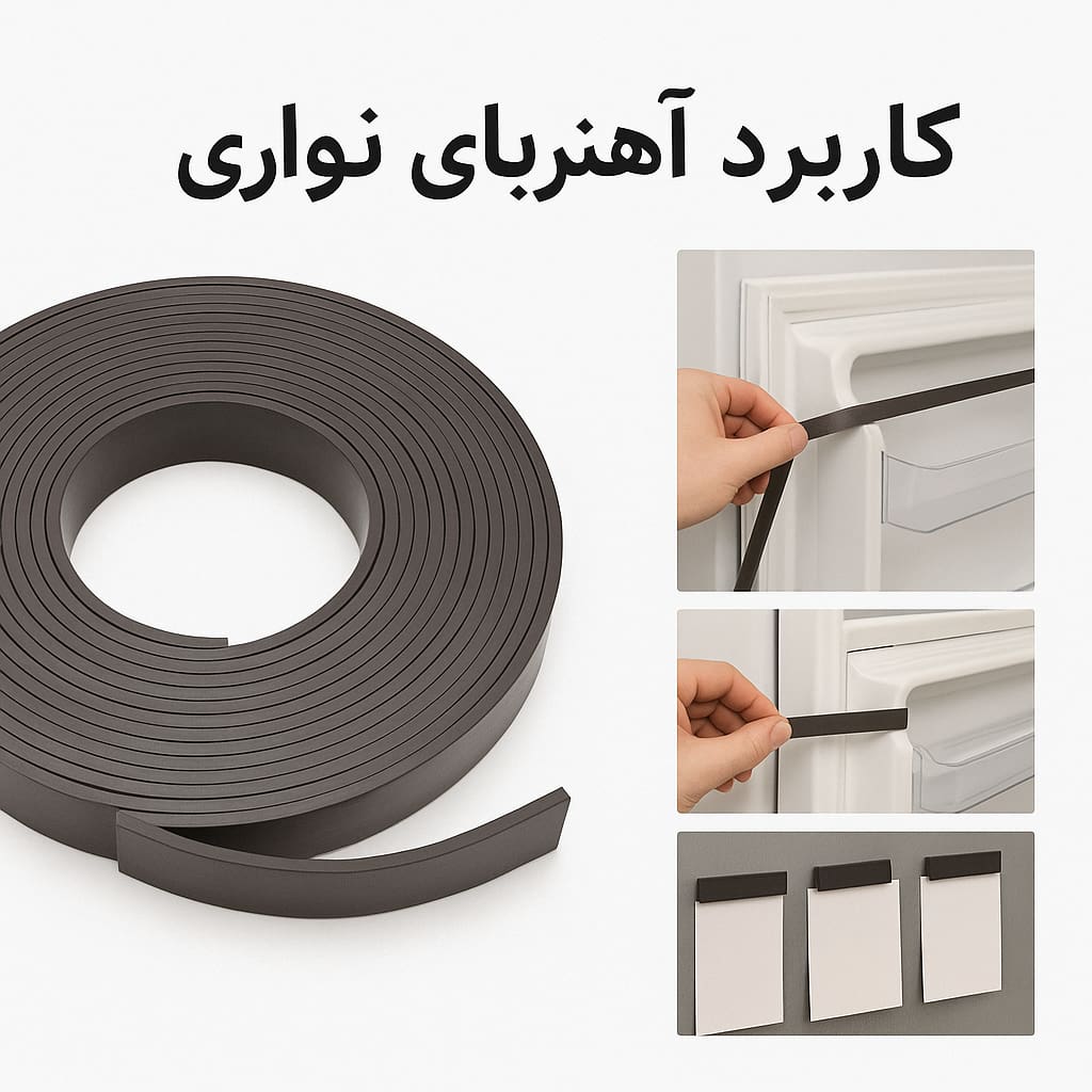 کاربرد آهنربای نواری